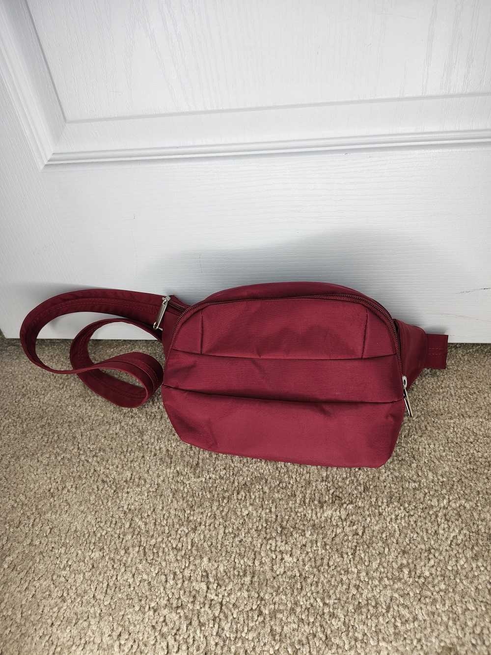 Magellan Outdoors Burgundy Travel Fanny Pack